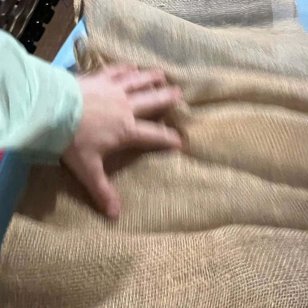 Natural Burlap table runner